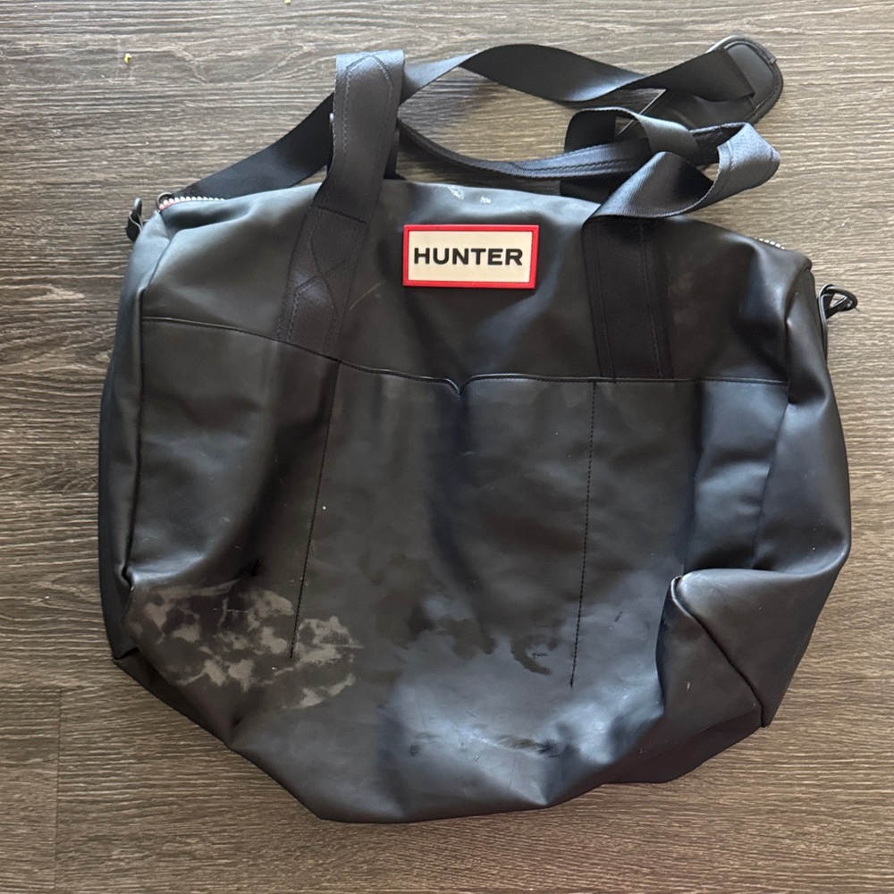 Hunter Black Duffel Bag for Men